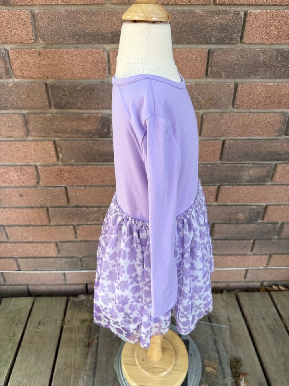 Epic Threads Lavender Toddler Dress Size 4 - Picture 3 of 4